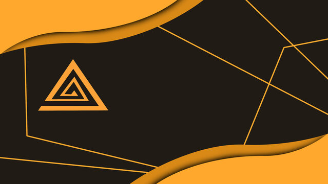 black and yellow color cover design digital art ,type painting ,3d illustration , high definition ,  wallpaper
