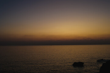 An Amazing Morning before sunrise in Fujairah UAE