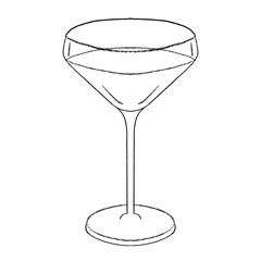 Black glass doodle. 