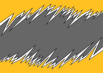 Abstract background with jagged spike pattern and with some copy space area