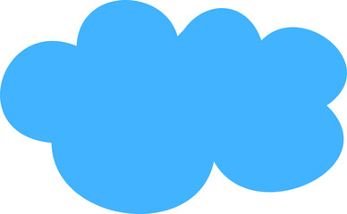 Cloud doodle vector