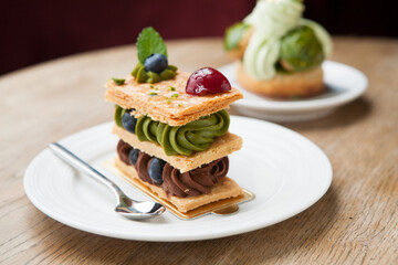 A French Dessert Mill feuille