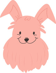 Cute dog doodle vector