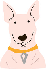 Obraz premium Cute dog doodle vector