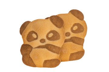 panda cookie isolated