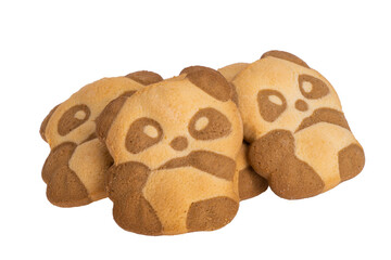 panda cookie isolated