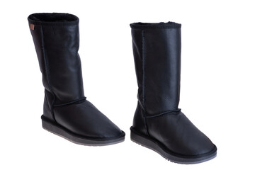 winter women boots ugg boots isolated