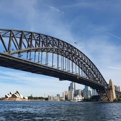 sydney bridge harbour at day time. 