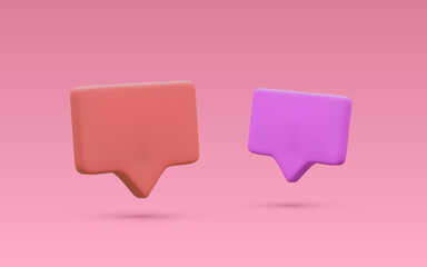 3d realistic bubbles with shadows isolated on red background. Vector illustration