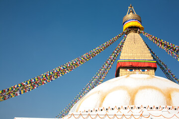 Boudhanath Stupa also known as Bouddha Stupa in Kathmandu, its massive mandala makes it one of the...