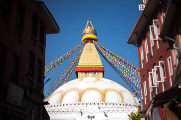 Boudhanath Stupa also known as Bouddha Stupa in Kathmandu, its massive mandala makes it one of the...