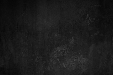 Old black concrete wall. Grunge background