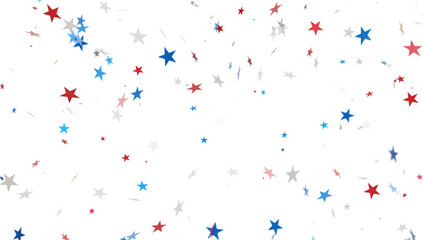 seamless confetti stars background.