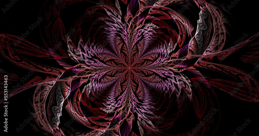 Poster computer generated image for elegant background or high tech design