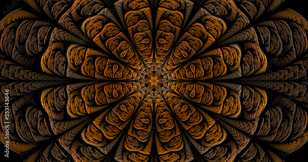 Poster computer generated image for elegant background or high tech design