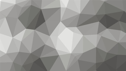 Monochrome geometric pattern . Low poly design
