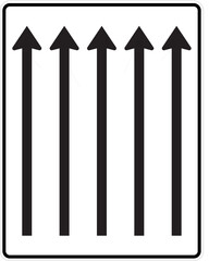 This sign indicates the end of a lanelanes. All the traffic in this lanethese lanes must merge into the adjacent lane. Direction Signs, road signs Germany