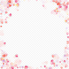 Obraz na płótnie Canvas Heart love vector Valentine Pink amour symbols.