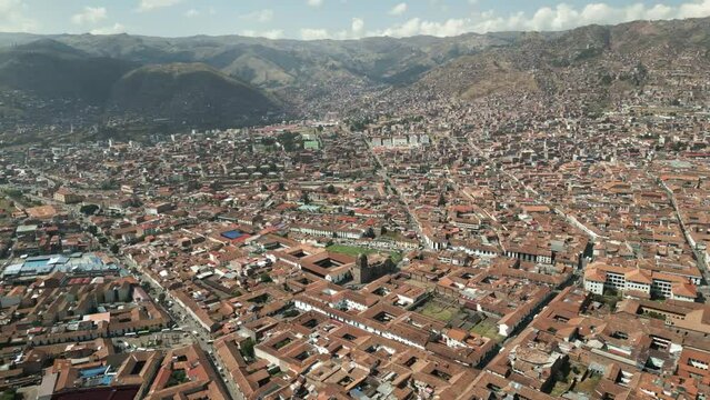 Cuzco, Peru on a sunny summer day.