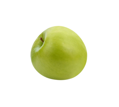 one green cut apple isolated transparent png