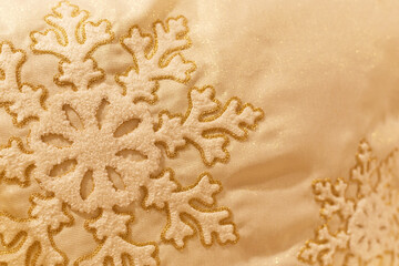 Close-up of the New Year's pillow