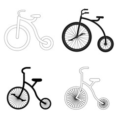 circus bike icon vector © Ida