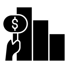 auction chart icon