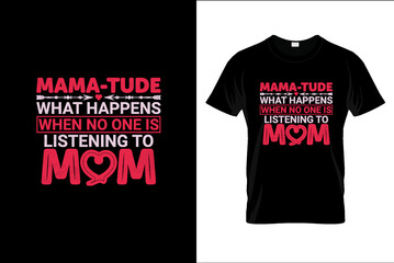 Fototapeta premium Mother's day T-shirt design
