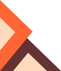 Geometric Corner Shape Vector