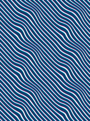 Seamless lines geometric pattern with optical illusion, abstract op art minimal vector background with parallel stripes, lined design for wallpaper or website.