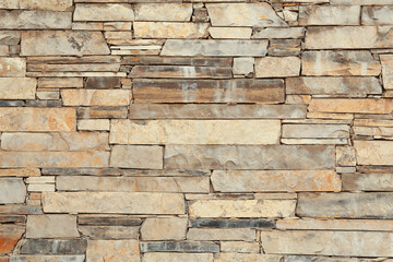 Texture of light stone wall as background