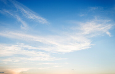 Obraz premium Sky and clouds at sunset