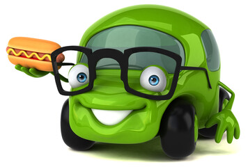 Fun car - 3D Illustration