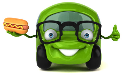 Fun car - 3D Illustration
