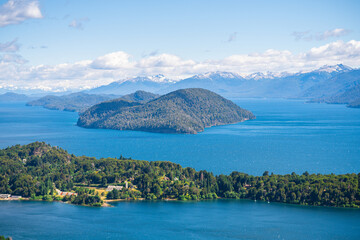 views of nahuel huapi national park in bariloche, argentina