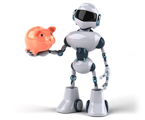 Naklejka premium Robot