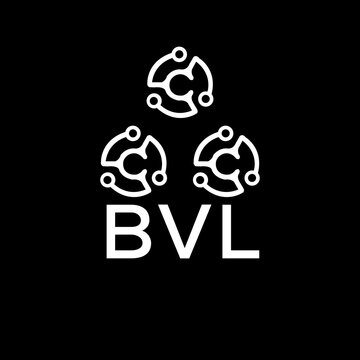 BVL letter logo. BVL best black background vector image. BVL Monogram logo design for entrepreneur and business.

