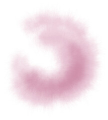 Abstract watercolor pink splash, painting texture, transparent background