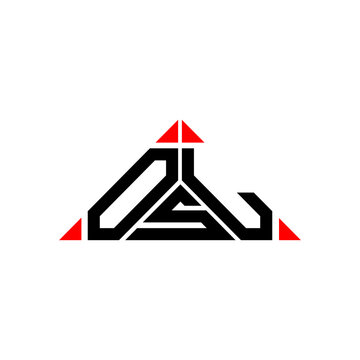 OSL letter logo creative design with vector graphic, OSL simple and modern logo.