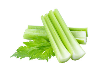 Fresh celery isolated on transparent png