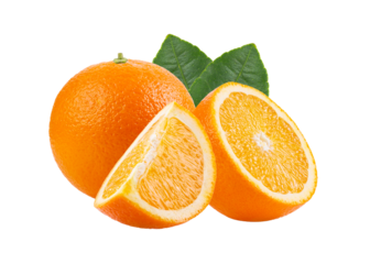 orange fruit isolated on transparent png