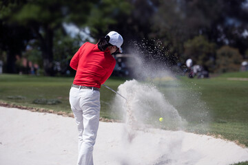 golfer in action