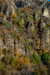 Autumnal landscape of Birtvisi canyon