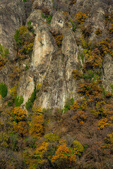 Autumnal landscape of Birtvisi canyon