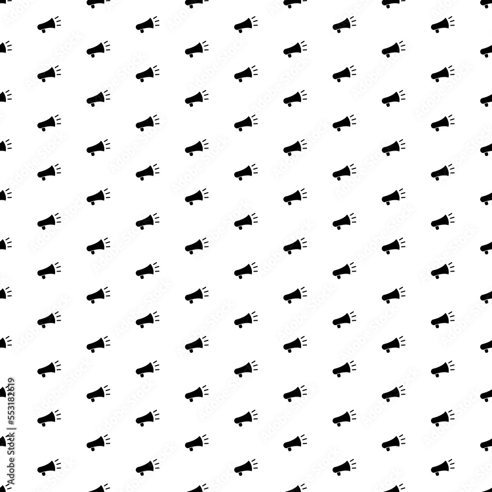 Poster square seamless background pattern from geometric shapes. the pattern is evenly filled with big blac