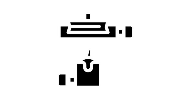 tripod head glyph icon animation