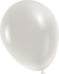 3D white balloon