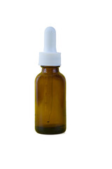 Medical dropper application bottle brown transparent png