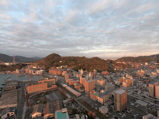 Fototapeta na wymiar 門司港の風景、福岡