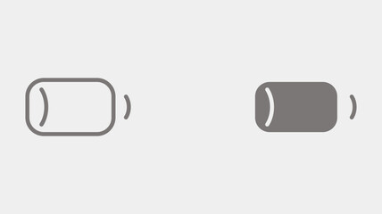 Battery vector icon sign symbol